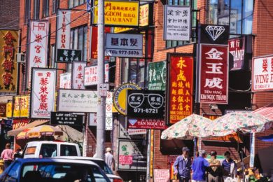 Chinatown. Toronto. Canada.(Unrecognizable people at outdoors markets) Chinatown. Toronto. Canada.
(Unrecognizable people at outdoors markets)